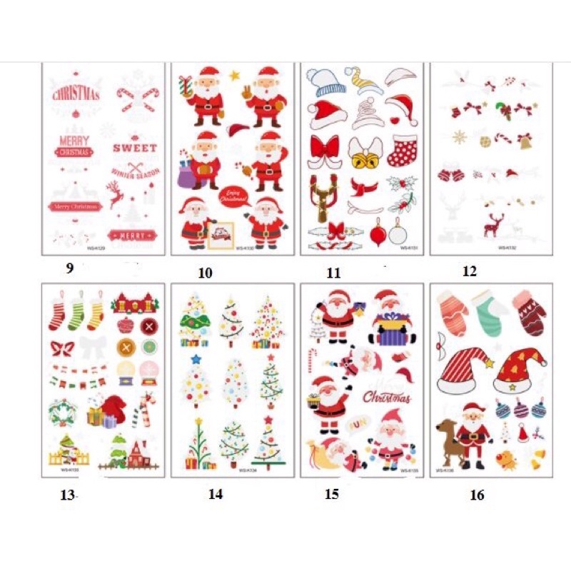 Hình xăm phát sáng NOEl nhiều mẫu