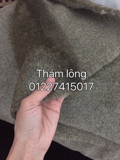 Thảm lông chụp hình - xám vàng