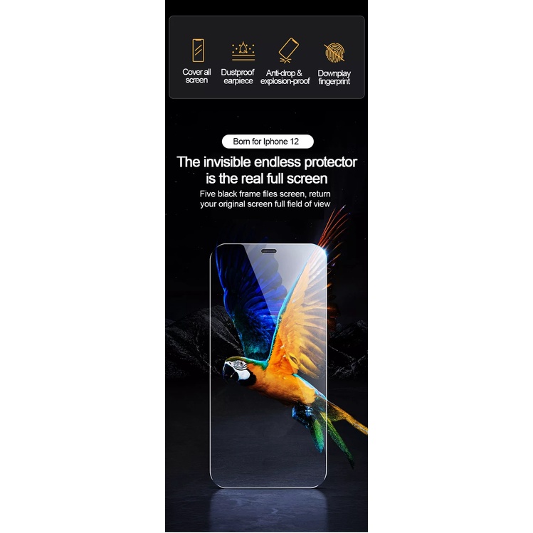 Set 4 Kính Cường Lực Bảo Vệ Màn Hình Điện Thoại iPhone 11 12 13 Pro XR X XS Max 14 Pro Max Mini 7 8 6 6S Plus 5S SE