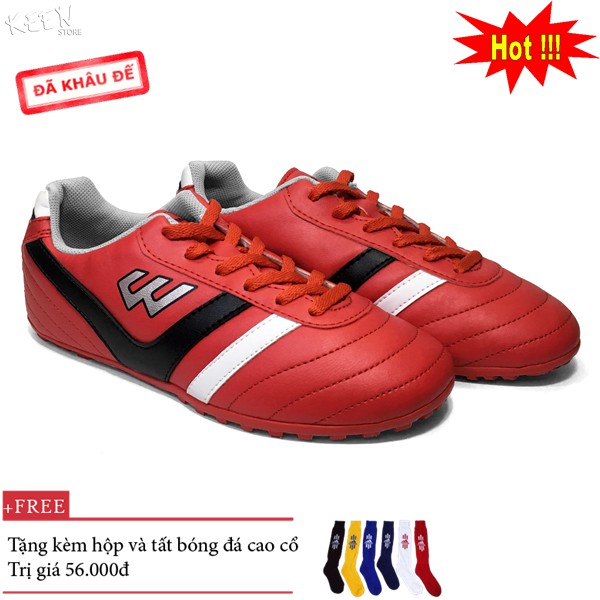 Giày bóng đá trẻ em Prowin FK03 đỏ - nhà phân phối chính từ hãng [THETHAOPROWIN]