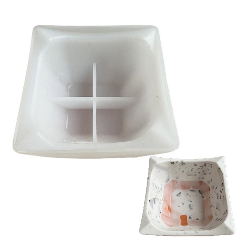 Khuôn Silicone Làm Chậu Cây Mọng Nước Handmade