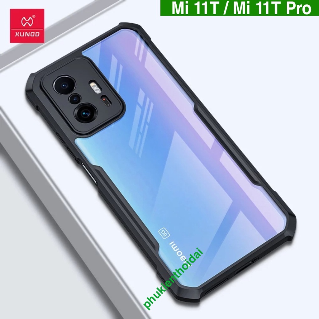 Ốp lưng Mi 11T Pro / Mi 11T XUNDD lưng trong viền màu chống sốc chống va đập mạnh thời trang cao cấp