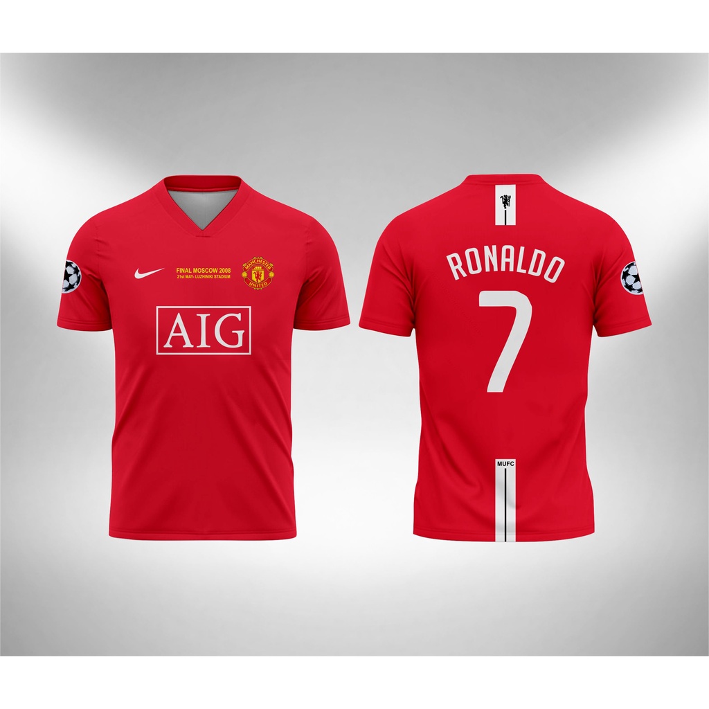 Ronaldo Jersey MU Home Final UCL 2008