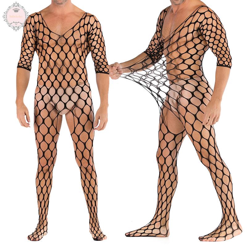 Bộ Đồ Lót Áo Liền Quần Xuyên Thấu Cho Nam 3/4