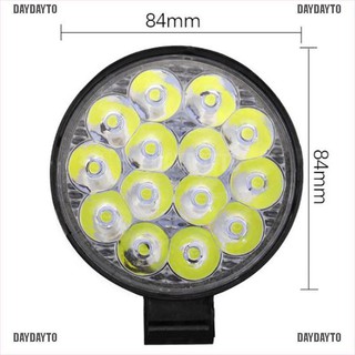 Đèn led tròn 14 bóng công suất 42W cho xe tải/xe SUV/ATV