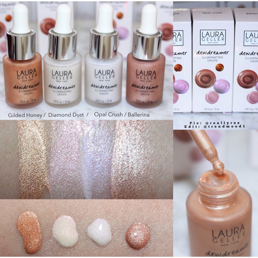 Fullsize Bắt sáng dạng lỏng Laura Geller Dewdreamer Illuminating Drops Màu Gilded Honey