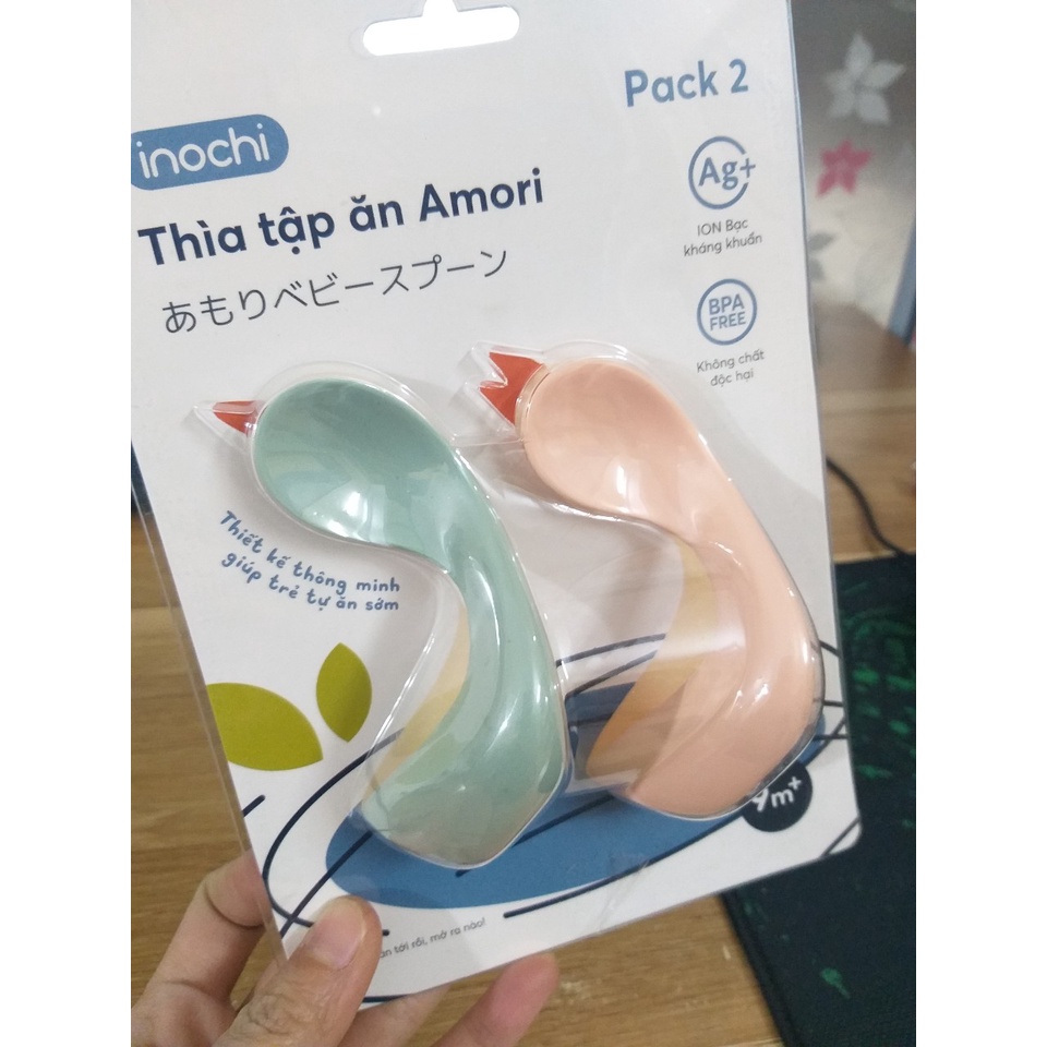 Bộ 02 thìa tập ăn trẻ em Inochi