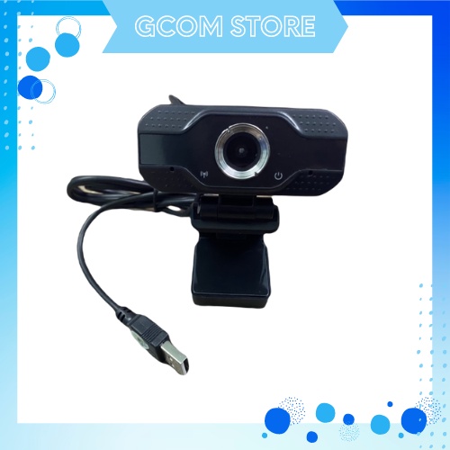 Webcam, camera PC tích hợp micro hỗ trợ học online sắc nét 1080p GCOM