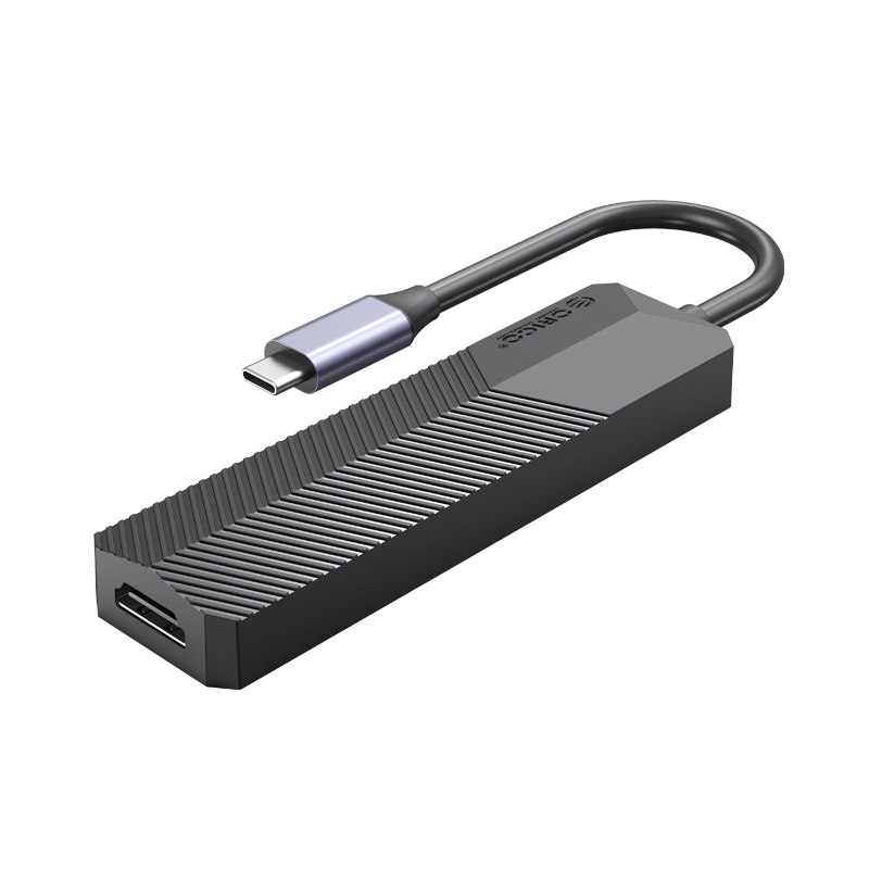 Hub USB Orico Chuyển Đổi 6 Trong 1 Cổng Type C Sang USB 3.0/ USB 2.0/ HDMI/ SD/ TF/USB-C(PD) MDK-6P-BK - Hàng Chính Hãng