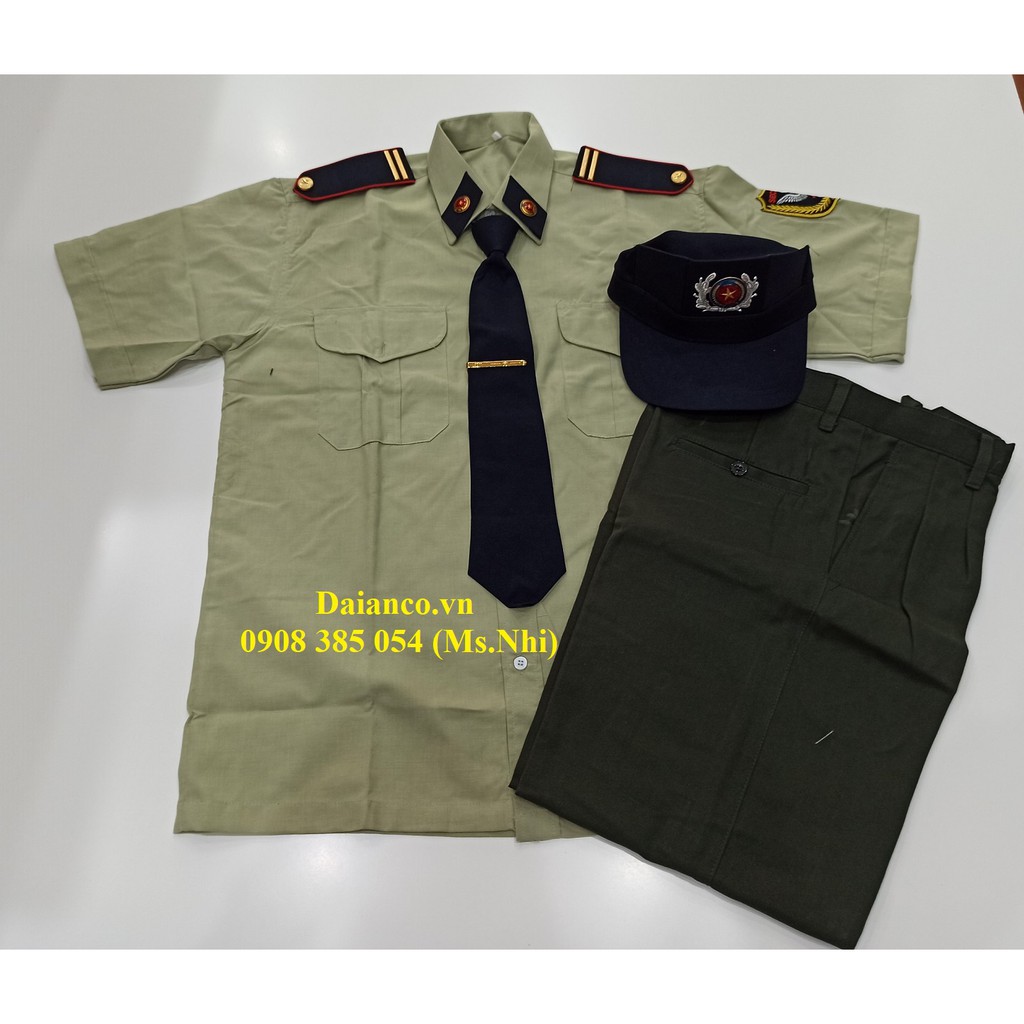 Combo đầy đủ quần áo phụ kiện của nhân viên bảo vệ, nhân viên an ninh- Hình thật