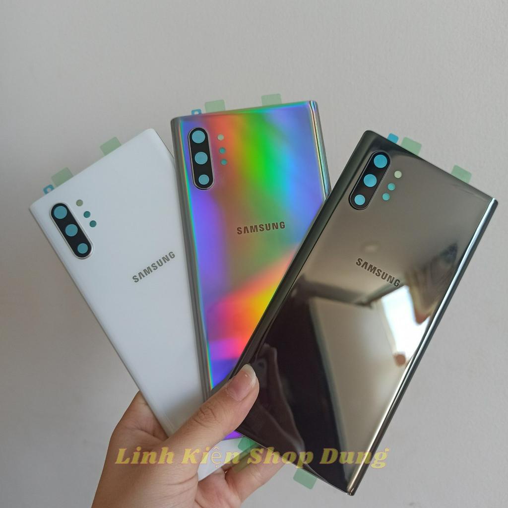 Nắp lưng Kính Samsung Note 10 / Note 10+  Có Kèm Kính Camera Hàng Đẹp
