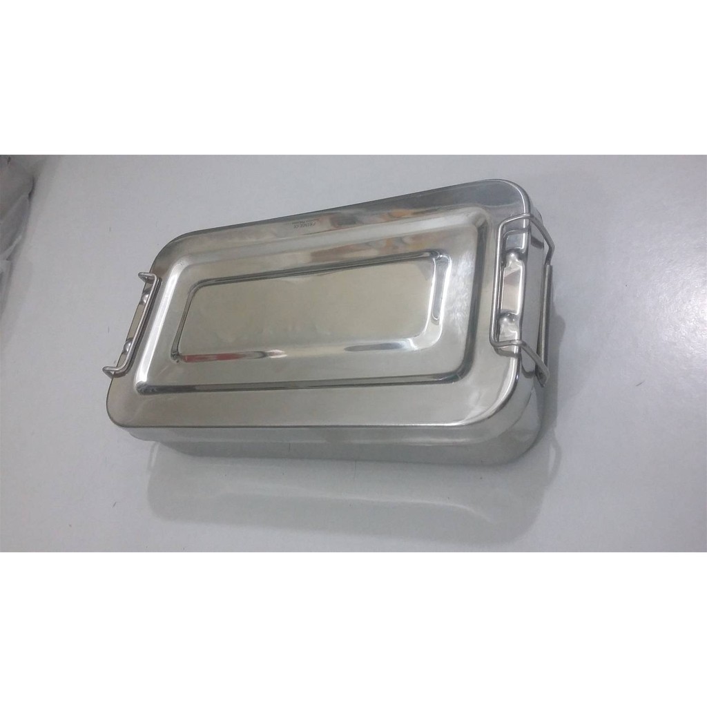 Hộp hấp inox có khóa