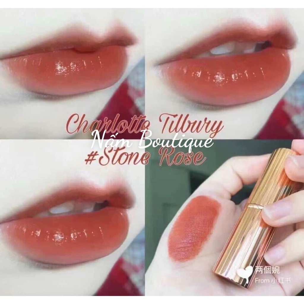 Son Charlotte Tilbury màu Stoned Rose/ first dance/ walk of no  shame unbox