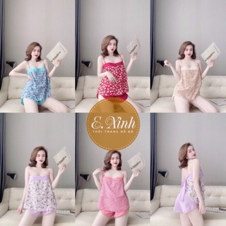 Đồ bộ 2 dây - Đồ ngủ 2 dây mặc nhà - đồ bộ mặc nhà dể thương