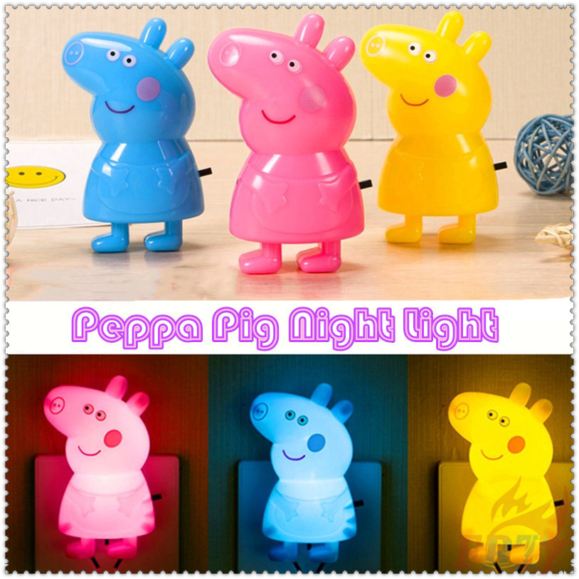 Đèn ngủ hình heo peppa xinh xắn