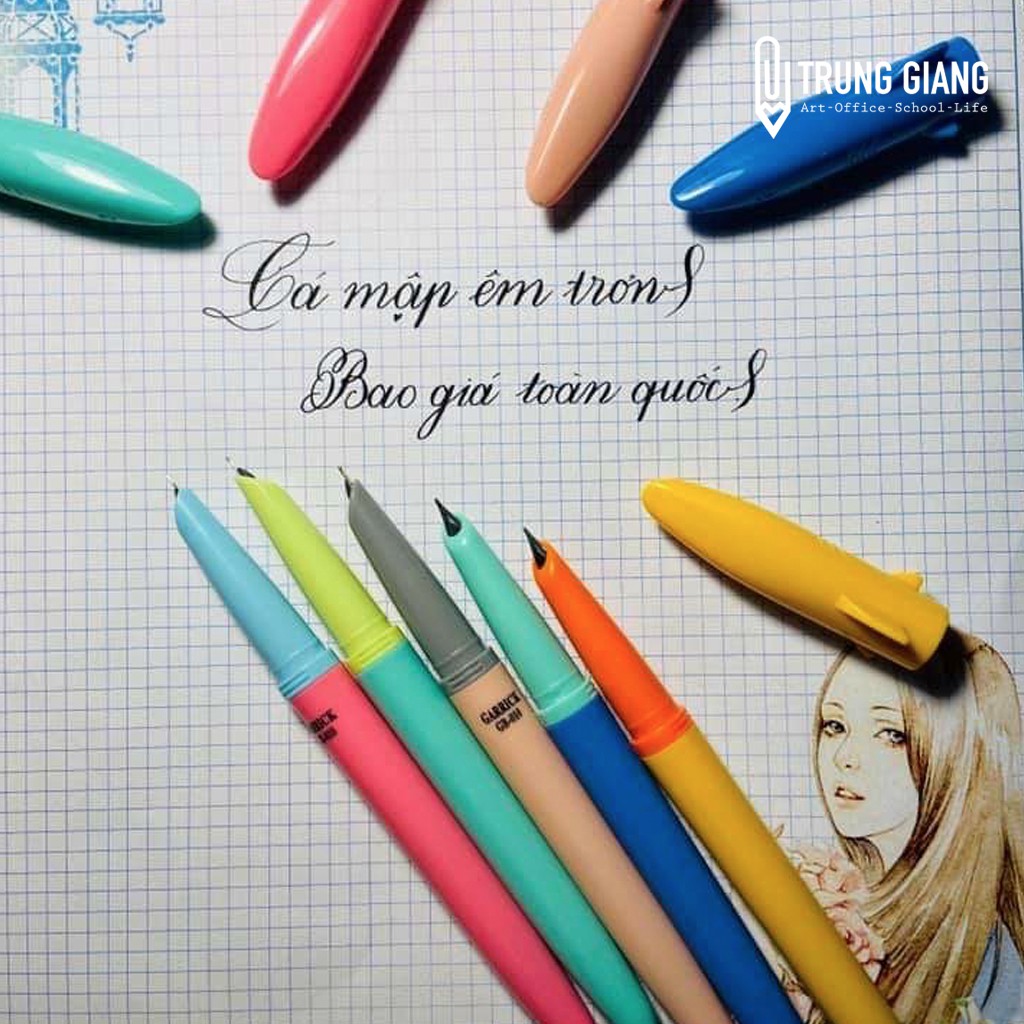 Bút Máy Cá Mập Nét Thanh Nét Đậm