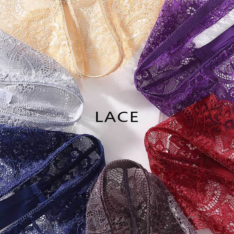 AOFEIQIKE Quần lót nữ lọt khe phối ren quyến rũ gợi cảm