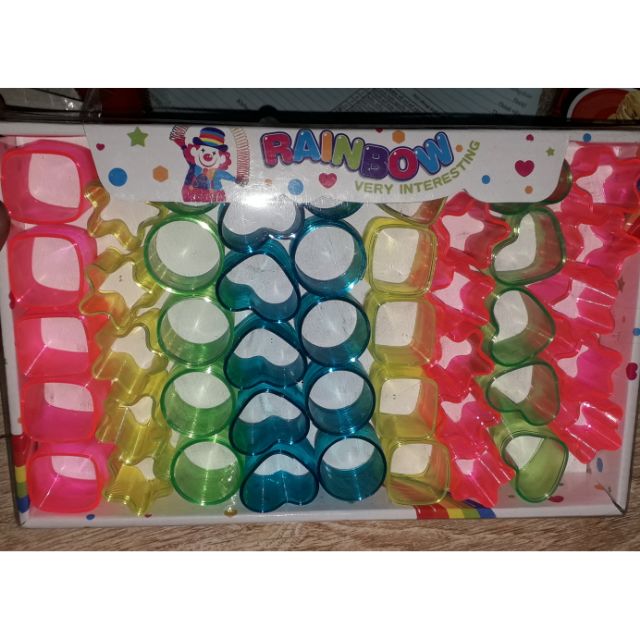 Sét 45 cái lò xo bằng nhựa có nhiều màu sắc và mẫu loại nhỏ