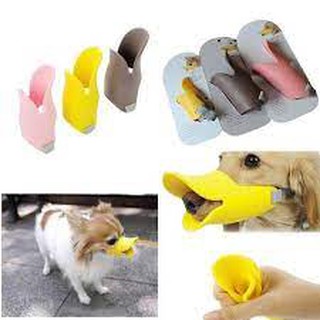 Rọ Mõm Mỏ Vịt Silicon Mềm Cho Chó Đi Dạo 😝