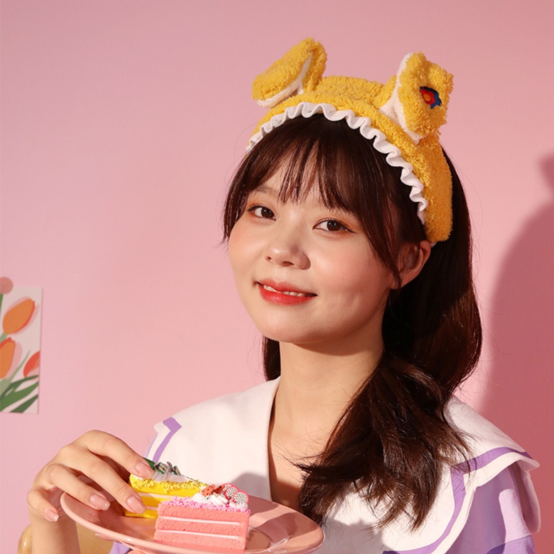 Băng Đô Tai Thỏ Co Dãn Xinh Xắn Cho Nữ