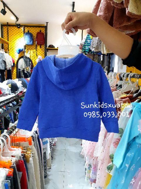 Áo khoác logo xanh dương