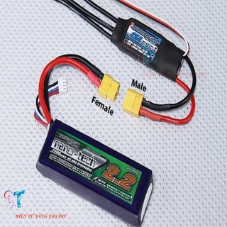 JACK CẮM PIN XT60 (1 CẶP ĐỰC-CÁI)