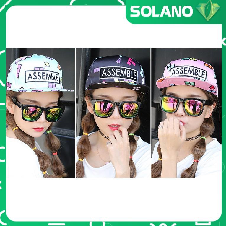 Kính Mát Nam Nữ SOLANO Kính Thời Trang Nam Nữ Mắt Tráng Gương Chống Tia UV FA-001010