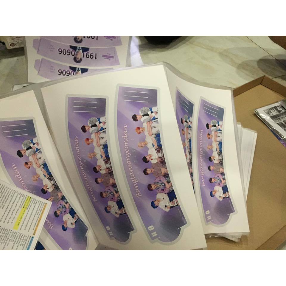 30 cup holder nhỏ tự cắt in theo yêu cầu (Tự cắt), Cán màng hoặc không cán màng, free dàn file cupholder