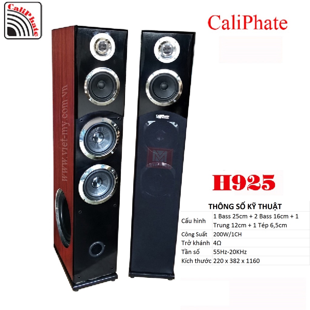 Loa cây karaoke CaliPhate H925( 1 đôi)