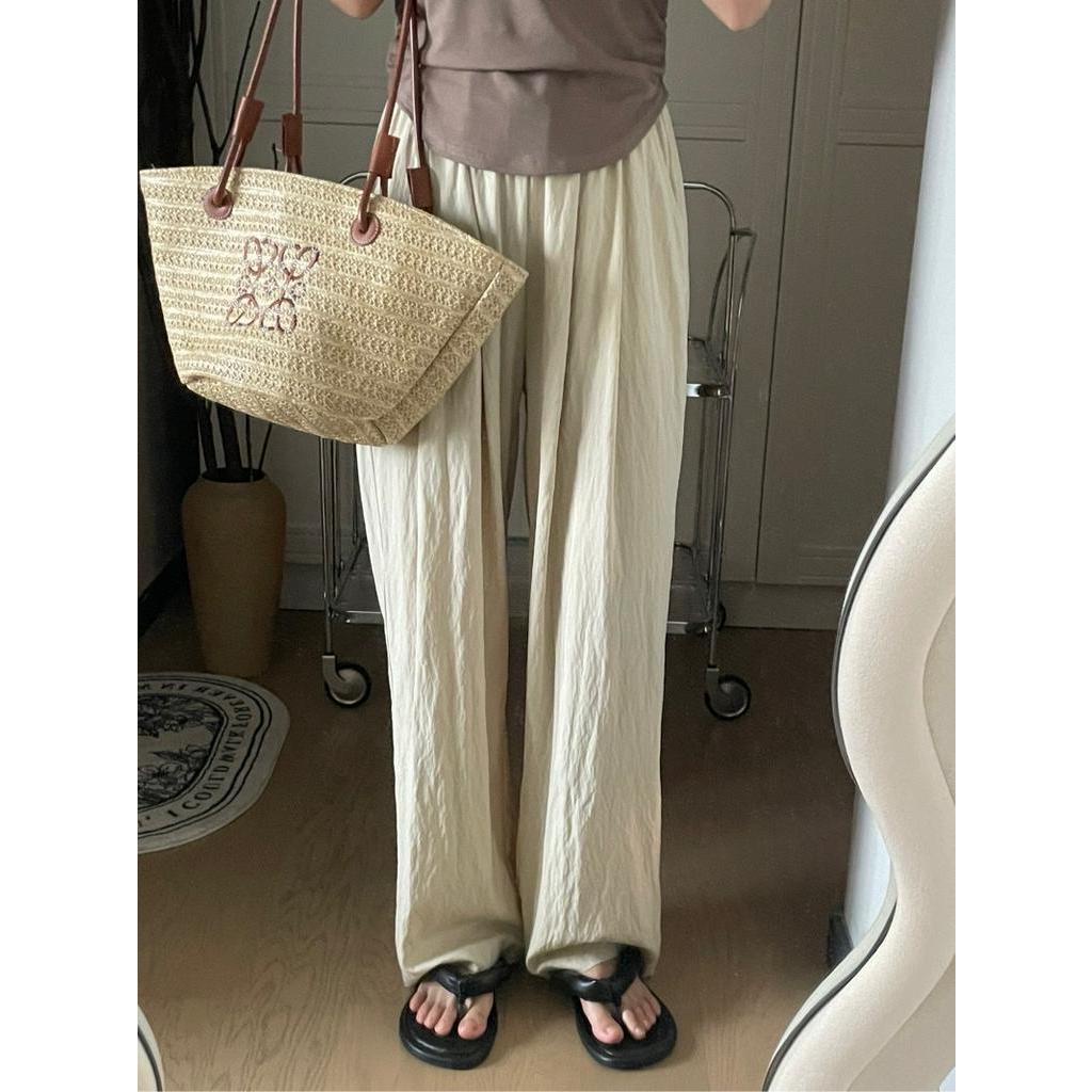 Quần Dài Ống Rộng Lưng Thun Cao Phong Cách Mới 63958