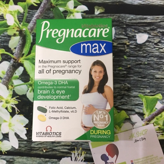 Vitamin Pregnacare Max hàng chính hãng UK