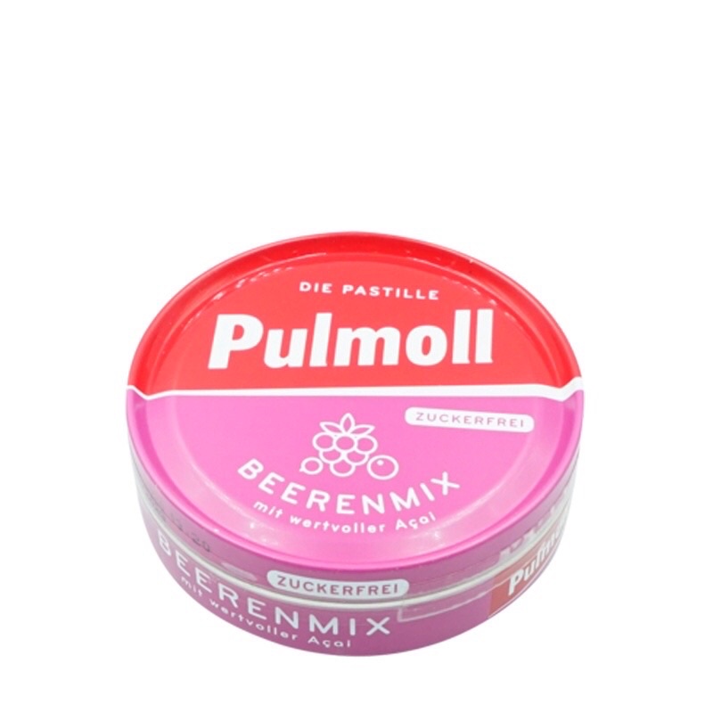 Kẹo ngậm giảm ho,rát họng không đường Pulmoll vị trái cây