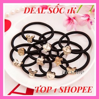 Dây buộc tóc♥️DEAL 1K♥️ dây cột tóc phong cách xinh Hàn Quốc