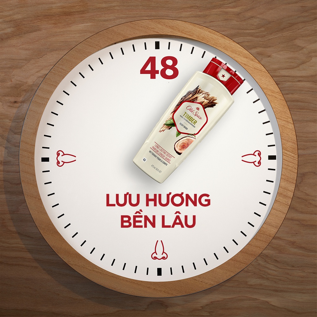 Gel tắm Old Spice nhiều mùi hương 473ml