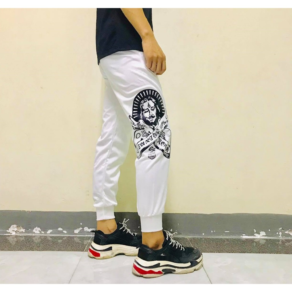 Quần jogger chất liệu vải thun da cá thể thao họa tiết hot trend full size xả kho toàn quốc | BigBuy360 - bigbuy360.vn