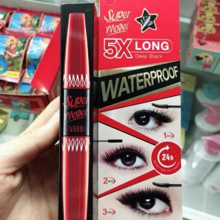 MASCARA NỐI MI 2 ĐẦU SUPER MODEL 5X LONG DEEP BLACK