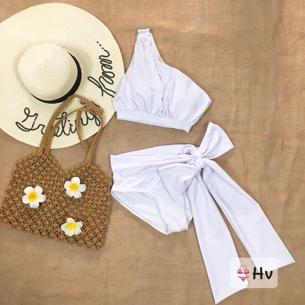 Bikini 2 mảnh lệch vai style nữ thần Hy Lạp | BigBuy360 - bigbuy360.vn