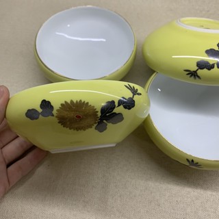 Chén gốm Nhật hoa vàng🌼