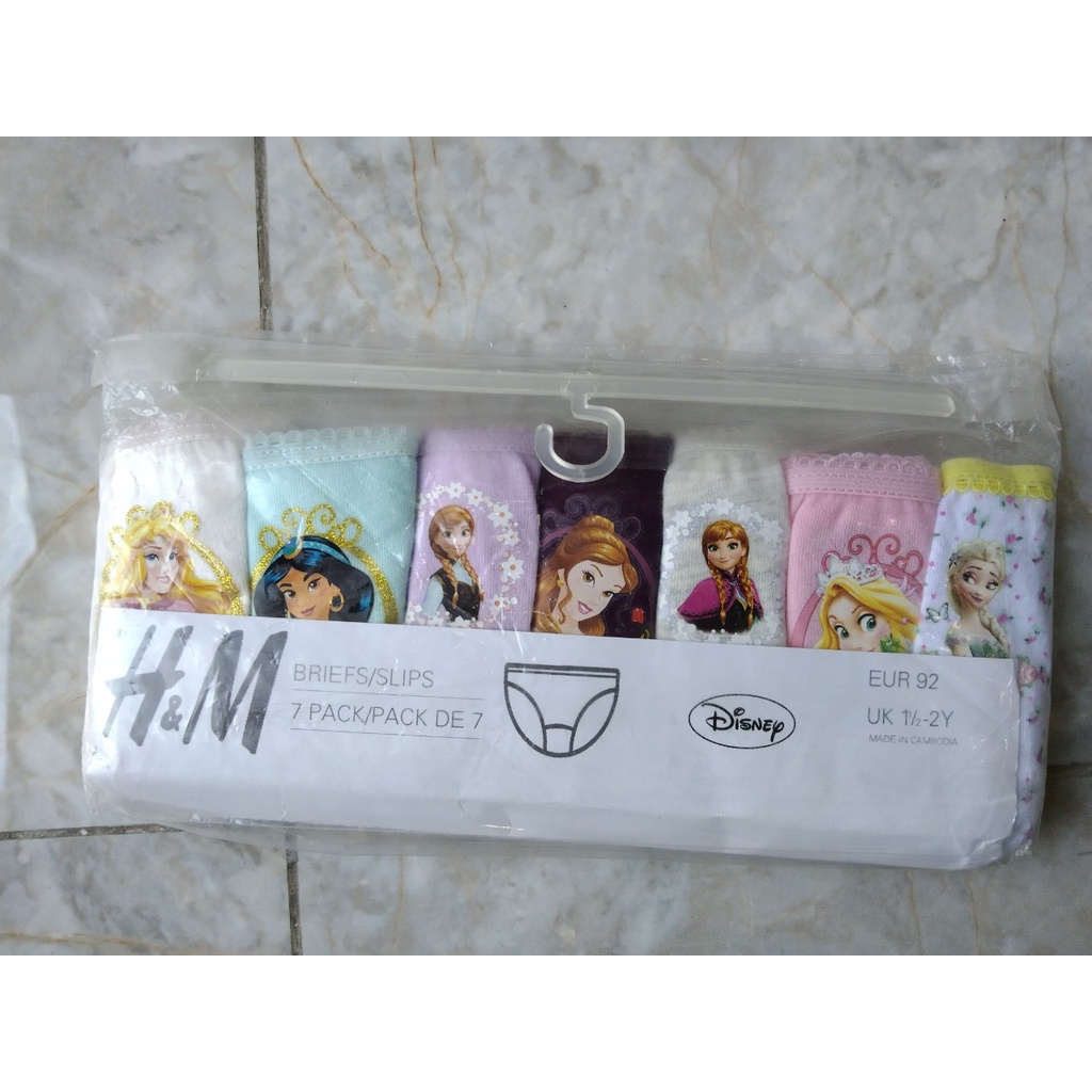 SET 7 quần chip tam giác dành cho bé gái