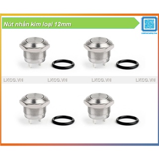 Nút nhấn kim loại 12mm