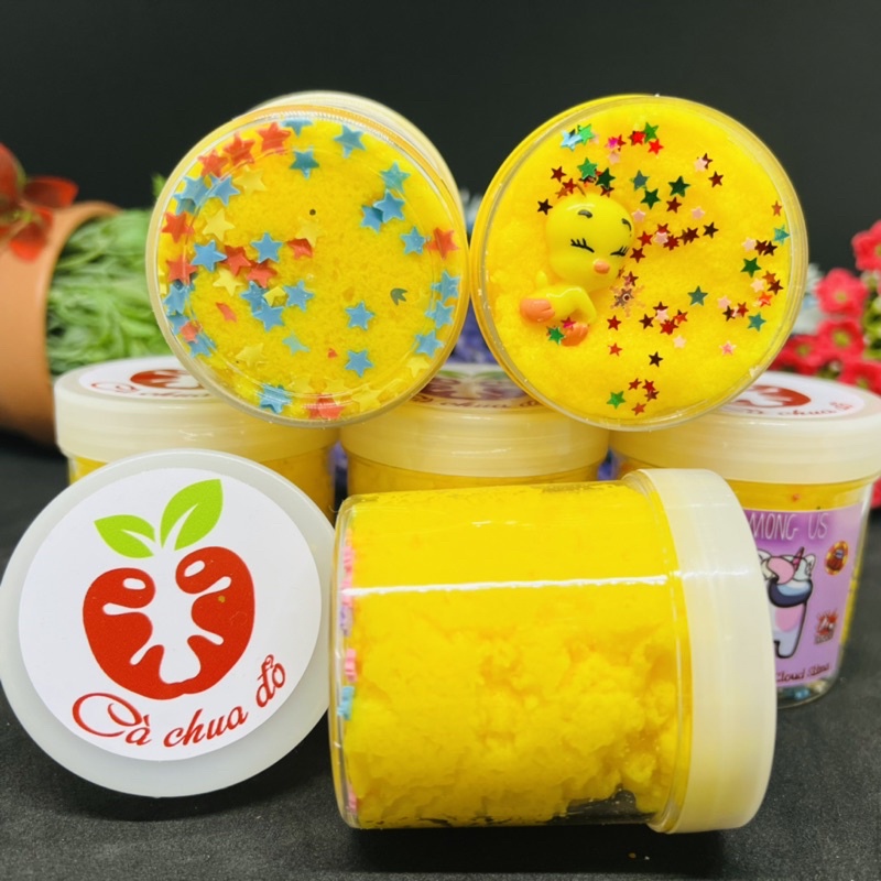 Slime Mây shop Cà Chua Đỏ, I Love Chuối 120ml