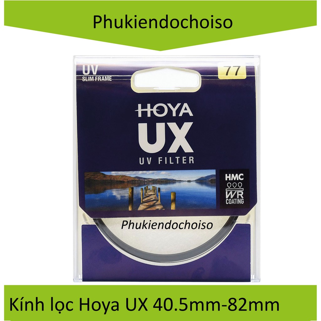 Filter Kính lọc Hoya UV UX Chính hãng Tixiai 40.5mm,49mm,52mm,55mm,58mm,62mm,67mm,72mm,77mm,82mm