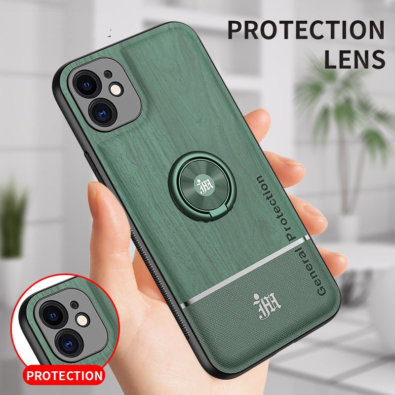 Ốp Lưng Có Nhẫn Đỡ Từ Tính Cao Cấp Cho iPhone 12 Pro Max iP 12 Pro iphone 12 12 Pro