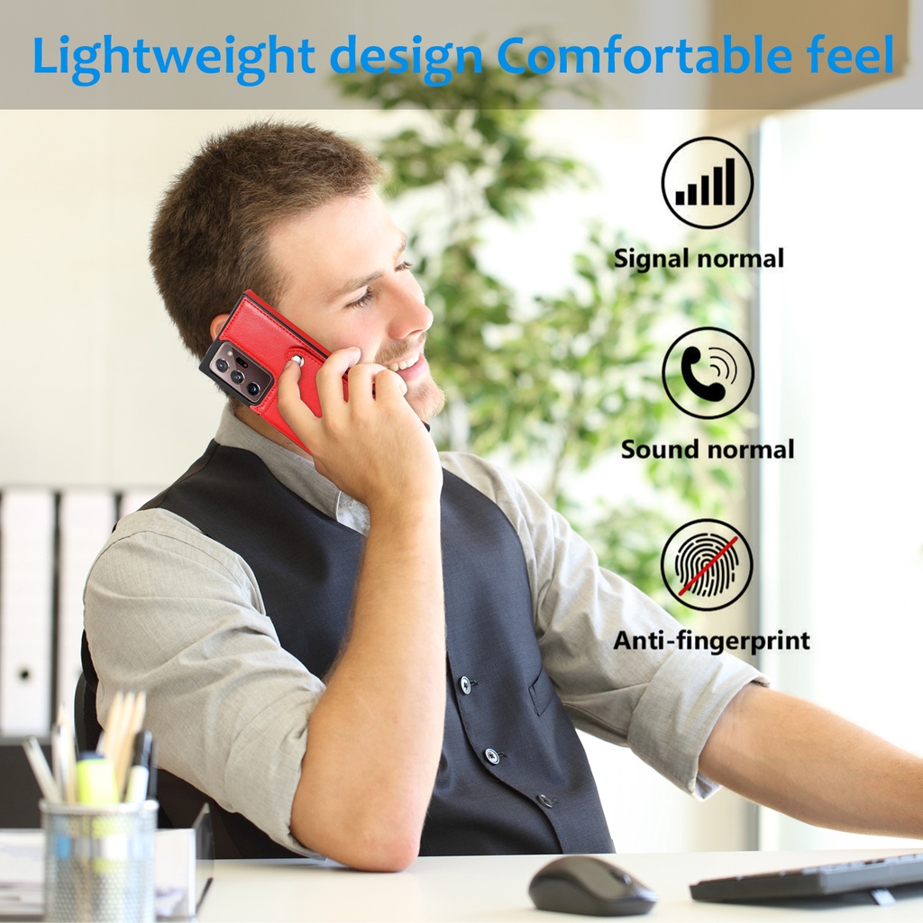 Bao Da PU Điện Thoại Nắp Lật Nam Châm Kiêm Ví Đựng Thẻ Samsung Galaxy Note 8 / Note 9 / Note 10 / Note 10 Plus / Note 20 / Note 20 Ultra Vỏ