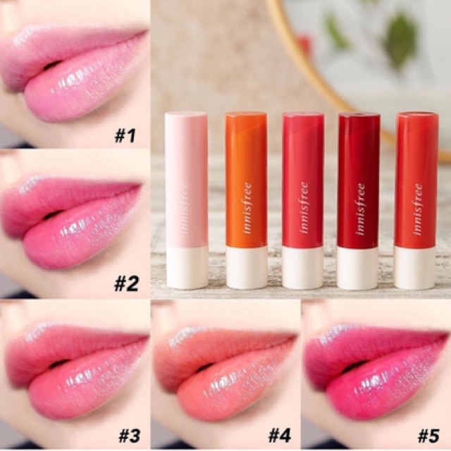 Son Dưỡng Môi Có Màu Innisfree Glow Tint Lip Balm