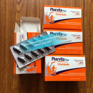 Pharvita Plus Bổ Sung Vitamin Và Khoáng Chất (hộp 60 viên )