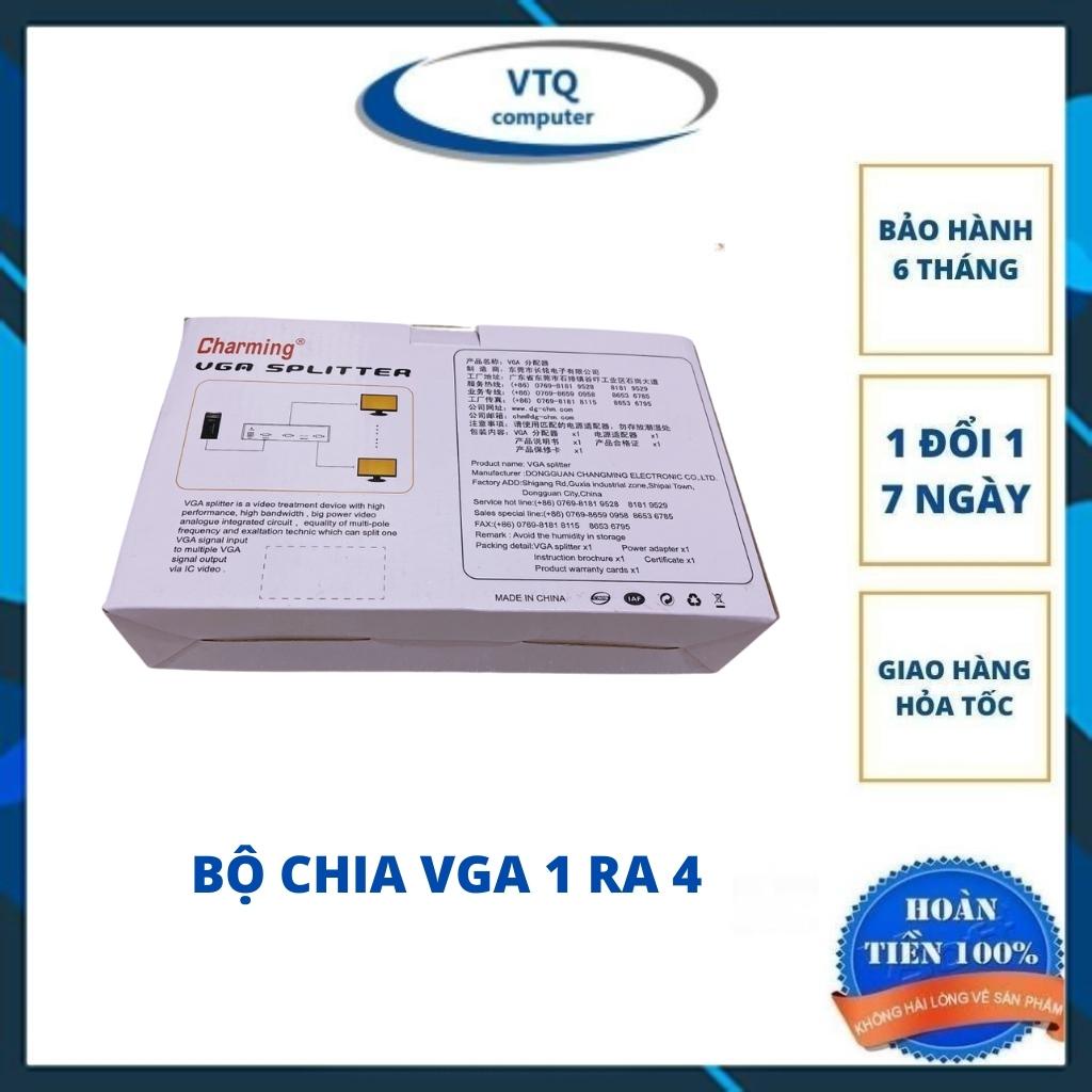 Bộ chia VGA 1 ra 2, 1ra 4, 1 ra 8 hàng chuẩn chất lượng.Bảo hành 6 tháng.shopphukienvtq