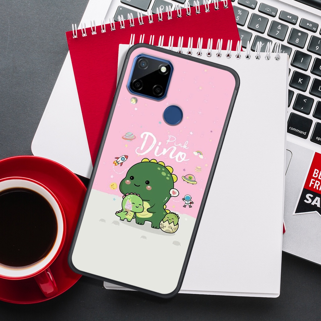 [HOT]ỐP OPPO REALME C11 - C12 - C15 -C17 - C20 - C21 - C21y - C25  , IN HÌNH KHỦNG LONG CHIBI SIÊU DỄ THƯƠNG.