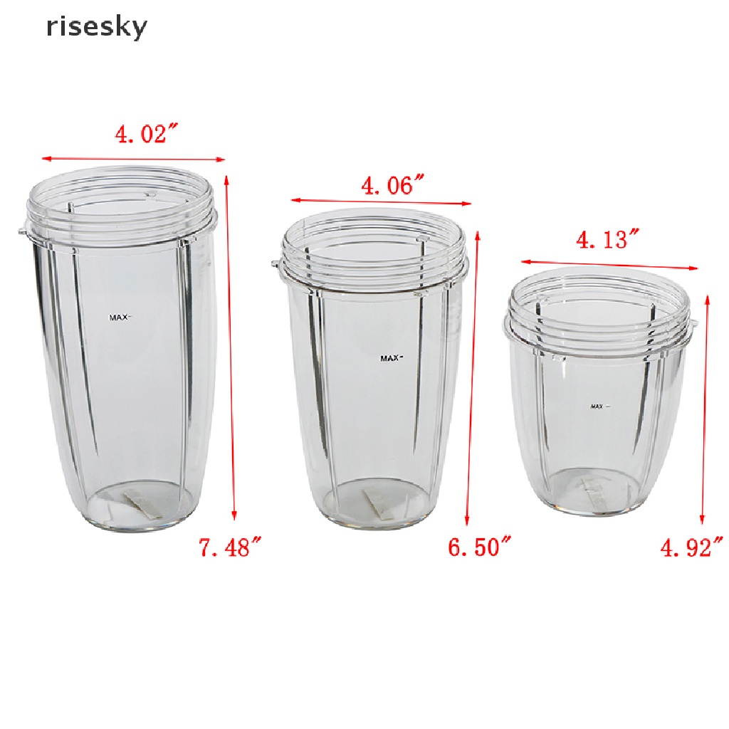 Cốc Cao Cho Máy Xay Sinh Tố NutriBullet 900W 18OZ 24OZ 32OZ ♨Trên đó