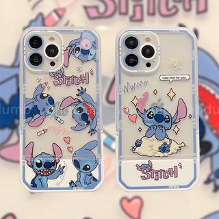 Ốp Điện Thoại Tpu In Hình Stitch Disney Phong Cách Âu Mỹ Có Giá Đỡ Ẩn Cho iPhone 13 pro Max 12 pro 13 11 X Xr